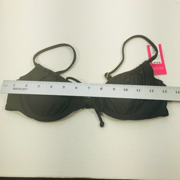 Xhilaration Women's Size Medium 4-6 Removable Pads Underwire Bikini Swim Top New - Picture 9 of 11